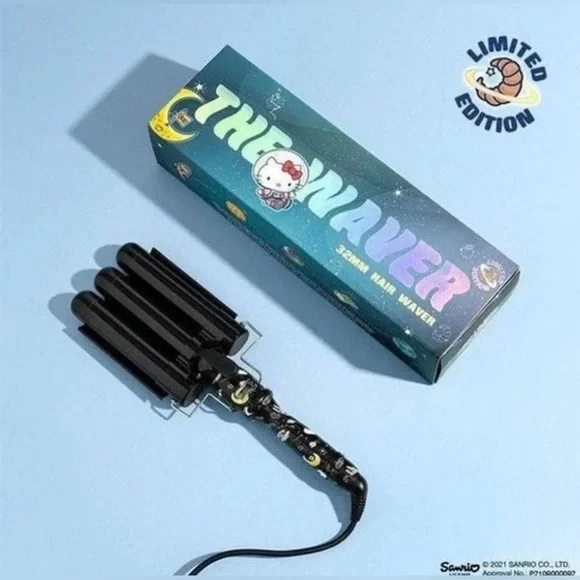 Hello kitty limited edition hair waver Limited Edition INH Hello Kitty hair waver heat... | Depop main image 4